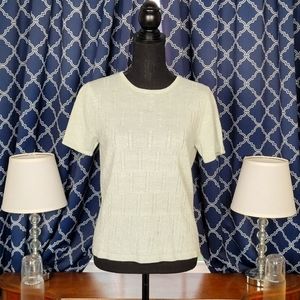 Grey/Silver Vintage Top